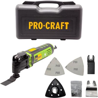 Procraft, Multifunktionswerkzeug, PMT650E Multifunktionswerkzeug 400 Watt + Koffer (Multifunktionswerkzeug) Procraft, Multifunktionswerkzeug, PMT650E Multifunktionswerkzeug 400 Watt + Koffer (Multifunktionswerkzeug)