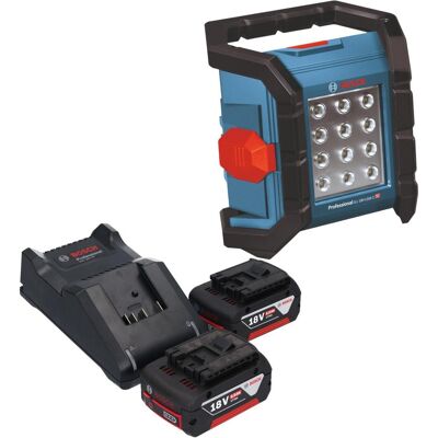 Bosch Professional, Arbeitsleuchte, GLI 18V-1200 C Professional Akku Baustrahler 18 V 1200 lm + 2x Akku 5,0 Ah + Ladegerät (1200 lm) Bosch Professional, Arbeitsleuchte, GLI 18V-1200 C Professional Akku Baustrahler 18 V 1200 lm + 2x Akku 5,0 Ah + Ladegerät (1200 lm)