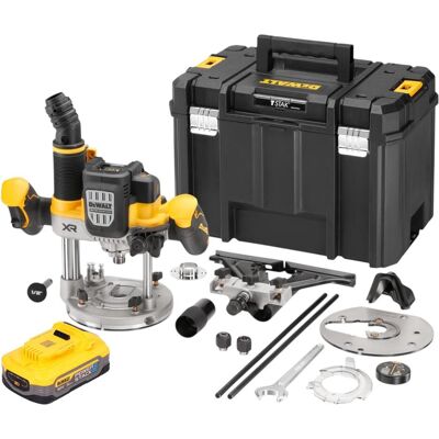 DeWalt, Fräse, DCW 620 NT Akku Oberfräse 18 V 12 mm Brushless + 1x Powerstack Akku 5,0 Ah + TSTAK - ohne (Oberfräse) DeWalt, Fräse, DCW 620 NT Akku Oberfräse 18 V 12 mm Brushless + 1x Powerstack Akku 5,0 Ah + TSTAK - ohne (Oberfräse)