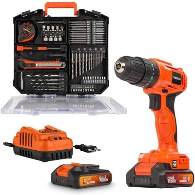 Powerplus, Bohrmaschine + Akkuschrauber, Zweifach-Bohrschrauber (Schlagbohrschrauber) Powerplus, Bohrmaschine + Akkuschrauber, Zweifach-Bohrschrauber (Schlagbohrschrauber)