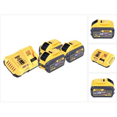 DeWalt, Werkzeugakku + Ladegerät, DCB 118 Y3 Akku Starter Set 18 V / 54 V 3x XR FLEXVOLT Akku 12 Ah + Ladegerät DeWalt, Werkzeugakku + Ladegerät, DCB 118 Y3 Akku Starter Set 18 V / 54 V 3x XR FLEXVOLT Akku 12 Ah + Ladegerät