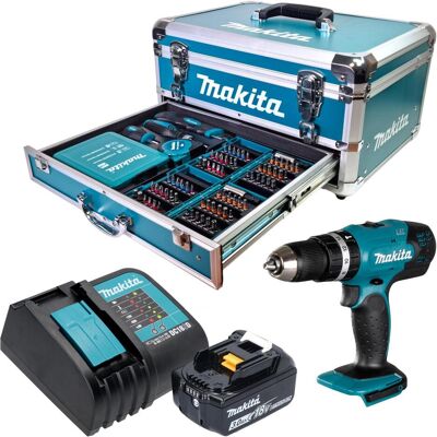 Makita, Bohrmaschine + Akkuschrauber, DHP 453 (Schlagbohrschrauber) Makita, Bohrmaschine + Akkuschrauber, DHP 453 (Schlagbohrschrauber)
