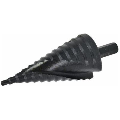 Awtools, Bohrereinsatz, AW WIERTŁO STOPNIOWE SPIRALNE/ 4-52mm/ AICrN/ CZARNE (4-52 mm) Awtools, Bohrereinsatz, AW WIERTŁO STOPNIOWE SPIRALNE/ 4-52mm/ AICrN/ CZARNE (4-52 mm)