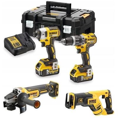 DeWalt, Elektrowerkzeug Set, Zestaw elektronarzędzi 8-elementowy (DCK440P2T-QW) DeWalt, Elektrowerkzeug Set, Zestaw elektronarzędzi 8-elementowy (DCK440P2T-QW)