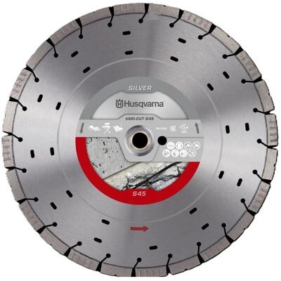 Husqvarna Sägeblatt, 534972110 Vari-Cut S45 Turbo Flat Diamanttrennscheibe Nass/Trocken Beton 300x25,4/20,0 mm Husqvarna Sägeblatt, 534972110 Vari-Cut S45 Turbo Flat Diamanttrennscheibe Nass/Trocken Beton 300x25,4/20,0 mm