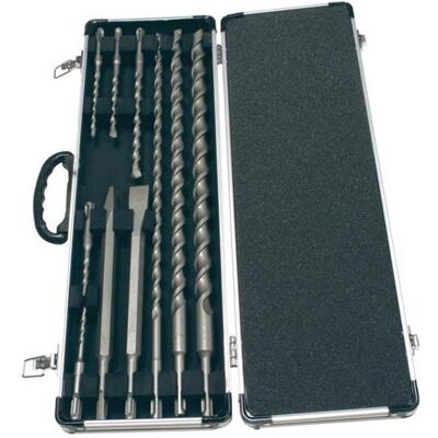 Makita, Bohrereinsatz, D-21191 Bohrer und Meissel Set SDS-Plus 10 tlg. + Koffer (10, 16, 20 mm, 5,5, 6, 7, 8) Makita, Bohrereinsatz, D-21191 Bohrer und Meissel Set SDS-Plus 10 tlg. + Koffer (10, 16, 20 mm, 5,5, 6, 7, 8)