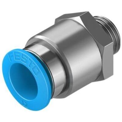 Festo, Zubehör Befestigungstechnik, Push-in Fitting, Male G1/4, 12mm Festo, Zubehör Befestigungstechnik, Push-in Fitting, Male G1/4, 12mm