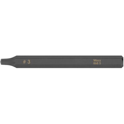 Wera, Bits, 868 S # 3 x 70 mm (Innenvierkant) Wera, Bits, 868 S # 3 x 70 mm (Innenvierkant)