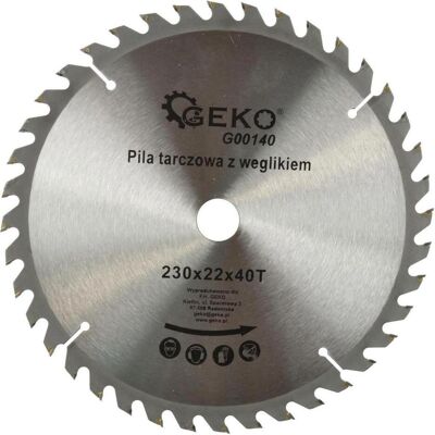 GEKO, Sägeblatt, G00140 / Sägeblatt / 230 x 22 mm / 40T GEKO, Sägeblatt, G00140 / Sägeblatt / 230 x 22 mm / 40T
