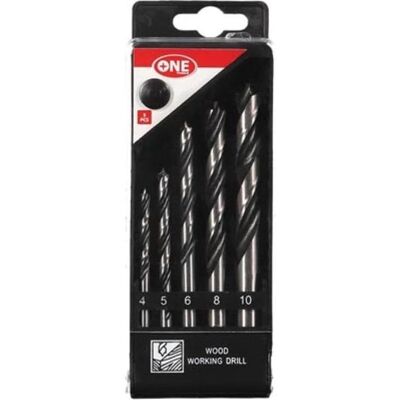 OneTools Holzbohrer-Set - 5-teilig - Langlebiger Stahl OneTools Holzbohrer-Set - 5-teilig - Langlebiger Stahl