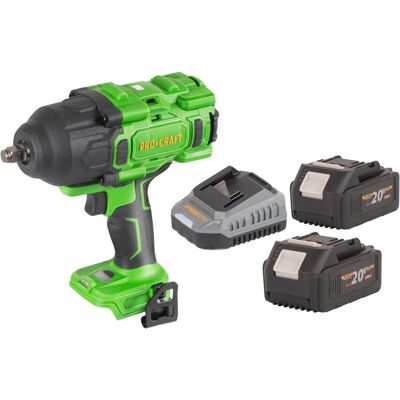 Procraft, Bohrmaschine + Akkuschrauber, PWA80bb Akku Schlagschrauber 20 V 1600 Nm 1/2" Brushless + 2x Akku 4,0 Ah + Ladegerät (Schlagschrauber) Procraft, Bohrmaschine + Akkuschrauber, PWA80bb Akku Schlagschrauber 20 V 1600 Nm 1/2" Brushless + 2x Akku 4,0 Ah + Ladegerät (Schlagschrauber)