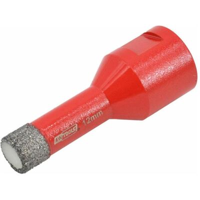 Awtools, Lochsäge, Korona M14 12 -mm Diamantböschung (12 mm) Awtools, Lochsäge, Korona M14 12 -mm Diamantböschung (12 mm)