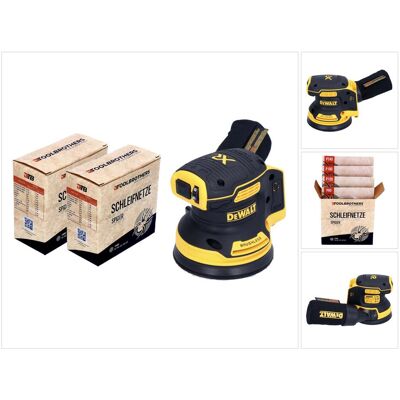 DeWalt, Schleifmaschine + Poliermaschine, DCW 210 N Akku Exzenterschleifer 18 V 125 mm Brushless Solo + 2x Toolbrothers SPIDER Netzsch (Exzenterschleifer) DeWalt, Schleifmaschine + Poliermaschine, DCW 210 N Akku Exzenterschleifer 18 V 125 mm Brushless Solo + 2x Toolbrothers SPIDER Netzsch (Exzenterschleifer)