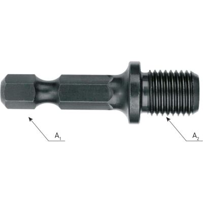 Rotec, Bits, 181.9001 Adapter 1/4" E6.3 > 3/8" -24 UNF (945138) (Bit-Adapter) Rotec, Bits, 181.9001 Adapter 1/4" E6.3 > 3/8" -24 UNF (945138) (Bit-Adapter)