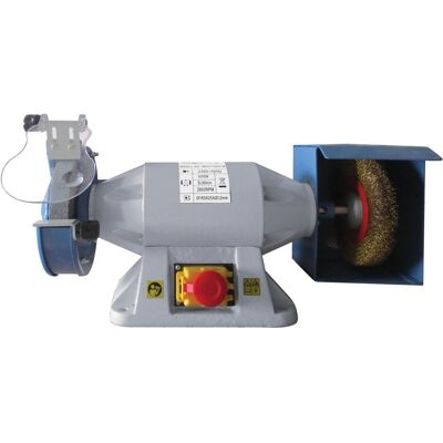 Contimac, Schleifmaschine + Poliermaschine, 19007 Dsm 150 W Tischschleifmaschine mit Stahlbürste 230 Volt (Bandschleifer, Doppelschleifer) Contimac, Schleifmaschine + Poliermaschine, 19007 Dsm 150 W Tischschleifmaschine mit Stahlbürste 230 Volt (Bandschleifer, Doppelschleifer)