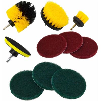 AW Tools - CleaningBrushSet - Nylonborsten - 1/4in Hex - Cleaning brush set AW Tools - CleaningBrushSet - Nylonborsten - 1/4in Hex - Cleaning brush set
