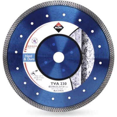 Rubi, Sägeblatt, Diamant- Trennscheibe 180mm TVA 180 SUPERPRO Rubi, Sägeblatt, Diamant- Trennscheibe 180mm TVA 180 SUPERPRO