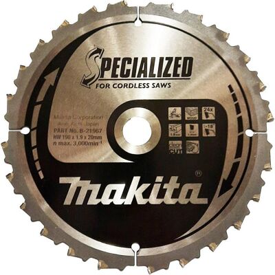 Makita, Sägeblatt, SPECIALIZED Kreissägeblatt für Akku-Kappsäge 190/20 Makita, Sägeblatt, SPECIALIZED Kreissägeblatt für Akku-Kappsäge 190/20