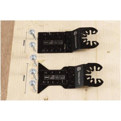 Toolcraft, Sägeblatt, TO-10283859 Bimetall Multifunktionswerkzeug-Zubehör-Set 6 St. Toolcraft, Sägeblatt, TO-10283859 Bimetall Multifunktionswerkzeug-Zubehör-Set 6 St.