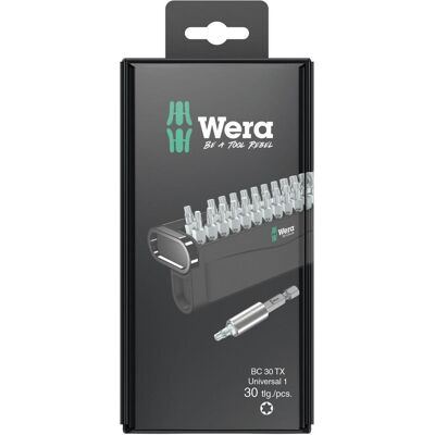 Wera, Bits, Bit-Check 30 TX Universal 1 SB Wera, Bits, Bit-Check 30 TX Universal 1 SB
