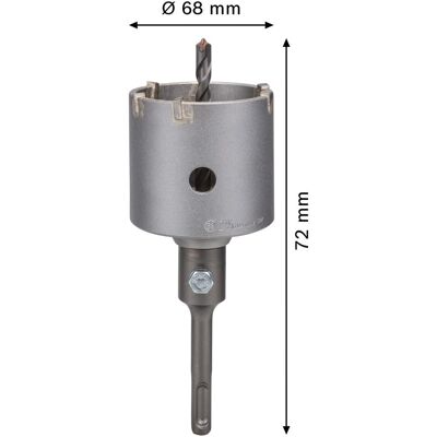 Bosch Professional Zubehör, Lochsäge, PRO SDS plus-5 Core Cutter-Set, 68 x 54 x 72 mm (68 mm) Bosch Professional Zubehör, Lochsäge, PRO SDS plus-5 Core Cutter-Set, 68 x 54 x 72 mm (68 mm)