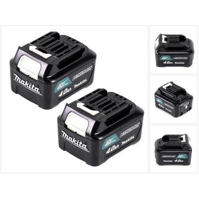 Makita, Werkzeugakku + Ladegerät, Akku Power Set Li 12V mit 2x BL1041B Akku 4,0Ah ( 2x 197406-2 ) - Nachfolger von BL1040B (12 V) Makita, Werkzeugakku + Ladegerät, Akku Power Set Li 12V mit 2x BL1041B Akku 4,0Ah ( 2x 197406-2 ) - Nachfolger von BL1040B (12 V)