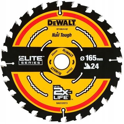DeWalt, Sägeblatt, Kreissäge.165x20mmx24Z Elite DeWalt, Sägeblatt, Kreissäge.165x20mmx24Z Elite