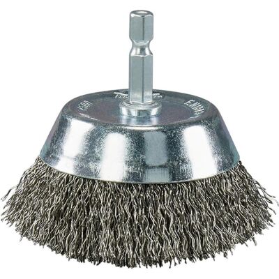 Makita, Schleifmittel, Zubehör D-76582 Topfbürste ZK1/4 x 75 mm aus Edelstahl Makita, Schleifmittel, Zubehör D-76582 Topfbürste ZK1/4 x 75 mm aus Edelstahl