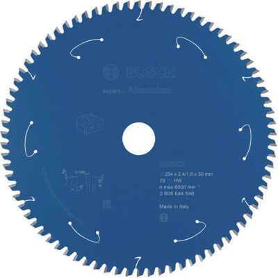 Bosch Professional Zubehör, Sägeblatt, Akku-Kreissägeblatt Expert for Aluminium, 254 x 2,4/1,8 x 30, 78 Zähne Bosch Professional Zubehör, Sägeblatt, Akku-Kreissägeblatt Expert for Aluminium, 254 x 2,4/1,8 x 30, 78 Zähne