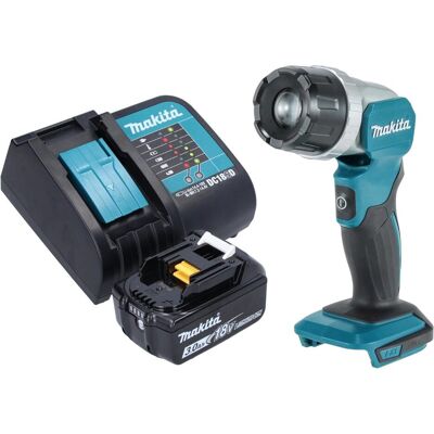 Makita, Arbeitsleuchte, DML 808 SF1 Akku Handstrahler 14,4 / 18 V 190 lm LED + 1x Akku 3,0 Ah + Ladegerät (190 lm) Makita, Arbeitsleuchte, DML 808 SF1 Akku Handstrahler 14,4 / 18 V 190 lm LED + 1x Akku 3,0 Ah + Ladegerät (190 lm)