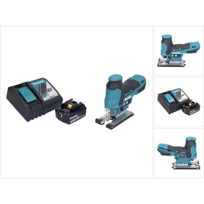 Makita, Stichsäge, DJV 185 RT1 Akku Pendelhubstichsäge 18 V Brushless + 1x Akku 5,0 Ah + Ladegerät Makita, Stichsäge, DJV 185 RT1 Akku Pendelhubstichsäge 18 V Brushless + 1x Akku 5,0 Ah + Ladegerät