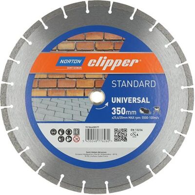 Symantec Clipper Diamantscheibe - Universale 350x25,4/20 mm - Schneidwerkzeug Symantec Clipper Diamantscheibe - Universale 350x25,4/20 mm - Schneidwerkzeug