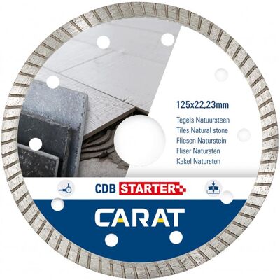 Carat, Sägeblatt, CDBS115300 KACHEL/NATURAL Diamanttrennscheibe CDB STARTER 115x22,23MM Carat, Sägeblatt, CDBS115300 KACHEL/NATURAL Diamanttrennscheibe CDB STARTER 115x22,23MM