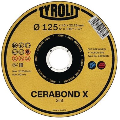 Tyrolit, Sägeblatt, Trennscheibe PREMIUM CERABOND X Tyrolit, Sägeblatt, Trennscheibe PREMIUM CERABOND X