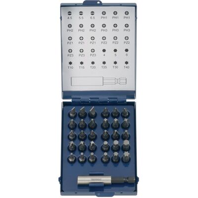 Tecwerk, Bits, Bitsortiment (Innensechskant, Schraubschlitz) Tecwerk, Bits, Bitsortiment (Innensechskant, Schraubschlitz)