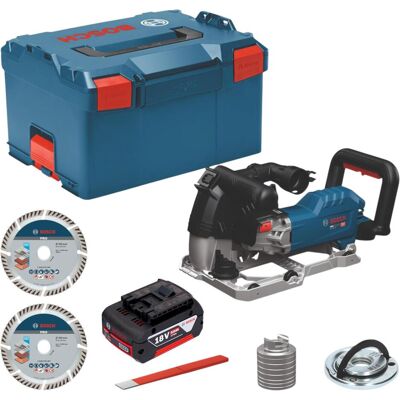 Professional, Fräse, Bosch GNF 18V-40 Akku Mauernutfräse 18 V 40 mm Brushless + 1x Akku 5,0 Ah + L-Boxx - ohne Ladegerät (Nutfräse) Professional, Fräse, Bosch GNF 18V-40 Akku Mauernutfräse 18 V 40 mm Brushless + 1x Akku 5,0 Ah + L-Boxx - ohne Ladegerät (Nutfräse)