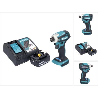 Makita, Bohrmaschine + Akkuschrauber, DTD 172 RM1 Akku Schlagschrauber 18 V 180 Nm 1/4" Brushless + 1x Akku 4,0 Ah + Ladegerät (Schlagschrauber) Makita, Bohrmaschine + Akkuschrauber, DTD 172 RM1 Akku Schlagschrauber 18 V 180 Nm 1/4" Brushless + 1x Akku 4,0 Ah + Ladegerät (Schlagschrauber)
