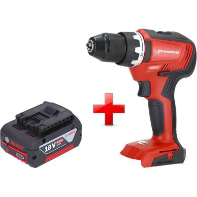 Rothenberger, Bohrmaschine + Akkuschrauber, RO DD55 Akku Bohrschrauber 18 V 55 Nm Brushless AMPShare + 1x Akku 4,0 Ah - ohne (Bohrschrauber) Rothenberger, Bohrmaschine + Akkuschrauber, RO DD55 Akku Bohrschrauber 18 V 55 Nm Brushless AMPShare + 1x Akku 4,0 Ah - ohne (Bohrschrauber)