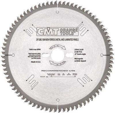 CMT, Sägeblatt, 297.120.20P Negativklinge für Nichteisenmetalle/Trespa/Alu 500 x 32 x 120T CMT, Sägeblatt, 297.120.20P Negativklinge für Nichteisenmetalle/Trespa/Alu 500 x 32 x 120T