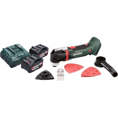 Metabo, Multifunktionswerkzeug, MT 18 LTX Akku Multitool 18 V OIS / Starlock + 2x Akku 4,0 Ah + Ladegerät Metabo, Multifunktionswerkzeug, MT 18 LTX Akku Multitool 18 V OIS / Starlock + 2x Akku 4,0 Ah + Ladegerät