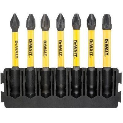 DeWalt, Bits, 7pc 57mm Ph Pz Mix Bar Flextorq DeWalt, Bits, 7pc 57mm Ph Pz Mix Bar Flextorq