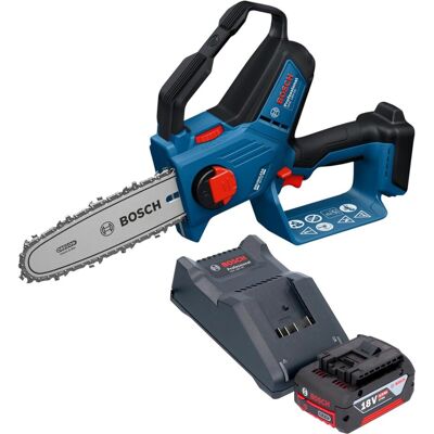 Bosch Professional, Kettensäge, GKE 18V-20 Professional Akku Astsäge 18 V 18 cm + 1x Akku 4,0 Ah + Ladegerät (Akku Kettensäge) Bosch Professional, Kettensäge, GKE 18V-20 Professional Akku Astsäge 18 V 18 cm + 1x Akku 4,0 Ah + Ladegerät (Akku Kettensäge)