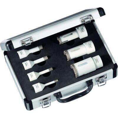 Carat EHSSET02NF Diamantdübel-Set - 20/27/35/55/72mm - Für Fliesen & Naturstein Carat EHSSET02NF Diamantdübel-Set - 20/27/35/55/72mm - Für Fliesen & Naturstein