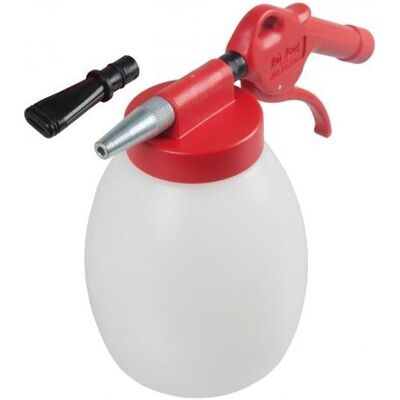 Elmag, Druckluftaufsatz, - Sodastrahlpistole JWL, 1,2 Liter Behälter SET mit 1 Präzisions- u. 3 Flachdüsen, 1 kg Soda Elmag, Druckluftaufsatz, - Sodastrahlpistole JWL, 1,2 Liter Behälter SET mit 1 Präzisions- u. 3 Flachdüsen, 1 kg Soda