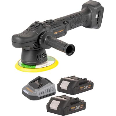 Procraft, Schleifmaschine + Poliermaschine, PM20bb Akku Poliermaschine 20 V 150 mm + 2x Akku 2,0 Ah + Ladegerät Procraft, Schleifmaschine + Poliermaschine, PM20bb Akku Poliermaschine 20 V 150 mm + 2x Akku 2,0 Ah + Ladegerät
