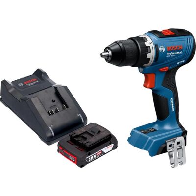 Bosch Professional, Bohrmaschine + Akkuschrauber, GSR 18V-65 Professional Akku Bohrschrauber 18 V 63 Nm Brushless + 1x Akku 2,0 Ah + Ladegerät (Bohrschrauber) Bosch Professional, Bohrmaschine + Akkuschrauber, GSR 18V-65 Professional Akku Bohrschrauber 18 V 63 Nm Brushless + 1x Akku 2,0 Ah + Ladegerät (Bohrschrauber)