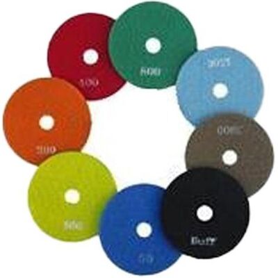 Tecmix, Schleifmittel, Diamant Klett Schleif- U. Polierpad-Set (1500, 3000, K100, K200, K400, K50, K800) Tecmix, Schleifmittel, Diamant Klett Schleif- U. Polierpad-Set (1500, 3000, K100, K200, K400, K50, K800)
