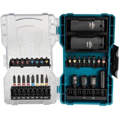Makita, Bits, Bit-Set 30tlg. (Kreuz Phillips PH, Kreuz Pozidriv PZ) Makita, Bits, Bit-Set 30tlg. (Kreuz Phillips PH, Kreuz Pozidriv PZ)