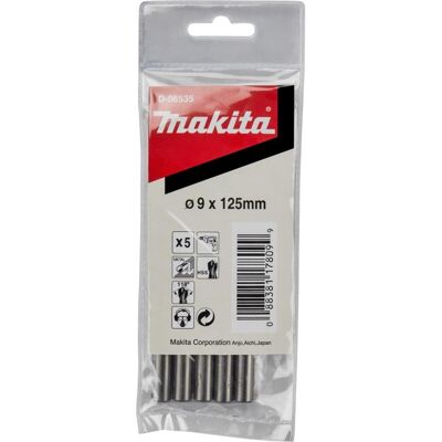 Makita, Bohrereinsatz, HSS-G Bohrer mit Rundschaft (9 Millimeter) Makita, Bohrereinsatz, HSS-G Bohrer mit Rundschaft (9 Millimeter)