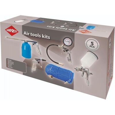 Airpress, Druckluftaufsatz, 45892 Zubehörset 5-teilig Orion Airpress, Druckluftaufsatz, 45892 Zubehörset 5-teilig Orion